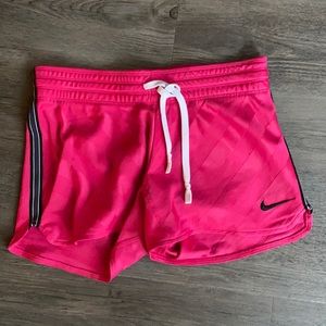 Nike hot pink work out shorts